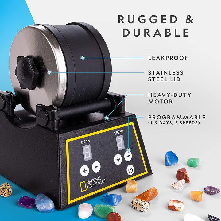 Actual product image National Geographic Rock Tumbler Kit