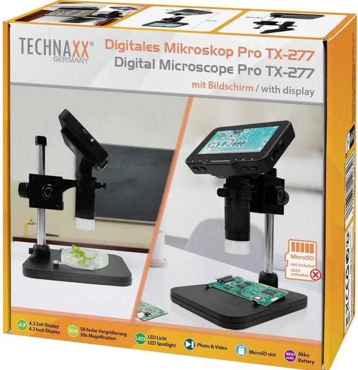 Produktbild Technaxx Digitales Mikroskop Pro TX-277
