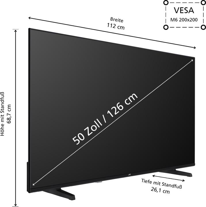 Produktbild JVC LT-50VU3455 LED-TV UHD SMART TIVO (50", LED, 4K, 2024)