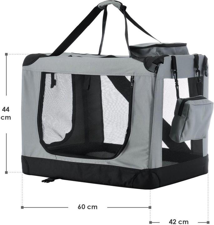 Image du produit Hauptner Caisse de transport pour chiens (pliable) (Chien, Respirant, Fermeture de sécurité, Lavable)