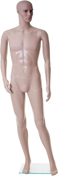 Produktbild Swisshandel24 Schaufensterpuppe, männlich Mann Schaufensterfigur Puppe Mannequin Schneiderpuppe, lebensgross beweg