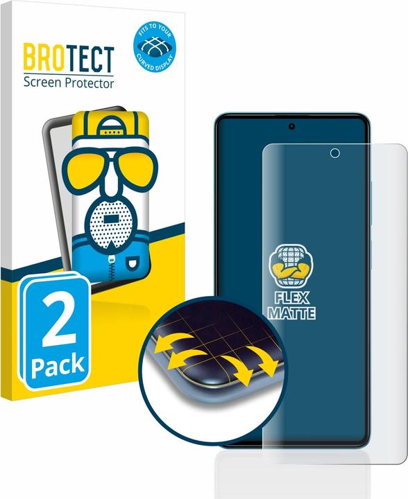 Produktbild BROTECT Full-Cover Displayschutz Matt (2 Stück, Xiaomi Poco F5)