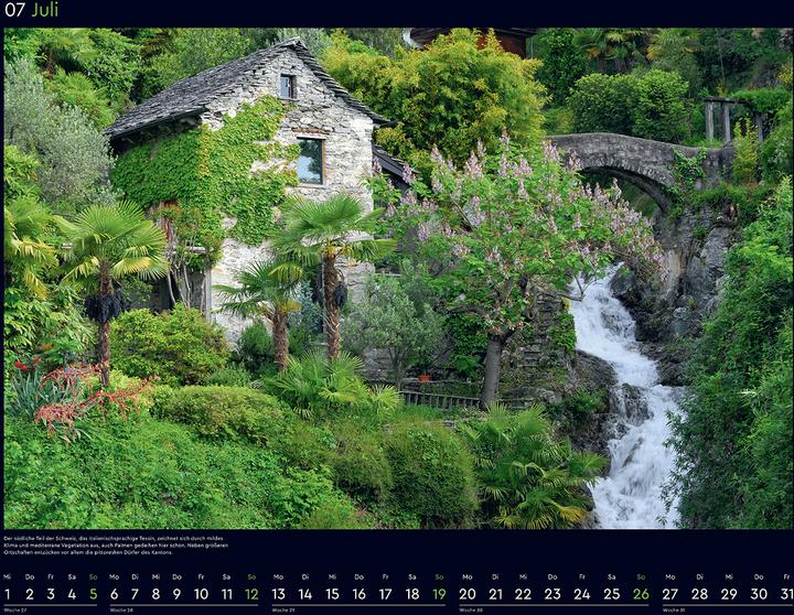 Produktbild Die schönsten Gärten der Welt - Wandkalender 2026 (60 x 45 cm, Harter Einband, Deutsch)