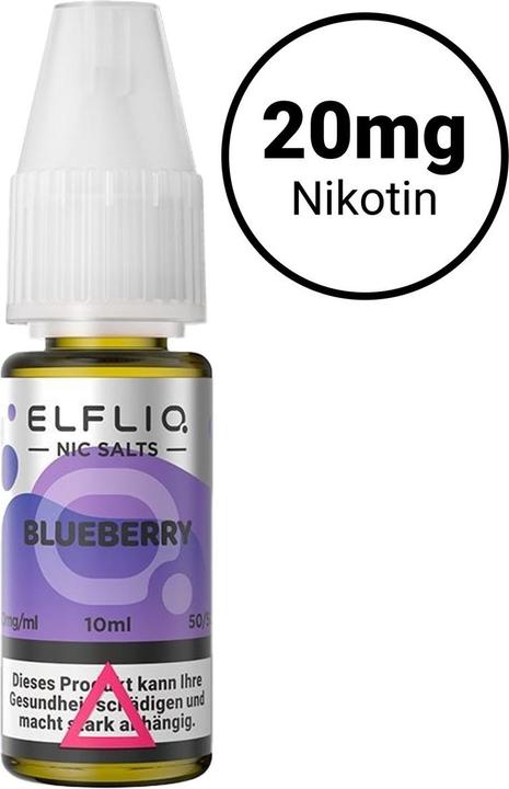 Actual product image Elfbar Elfliq (Bilberry)