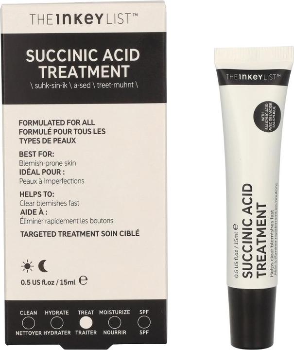 Image du produit The Inkey List Traitement à l'acide succinique (15 ml)