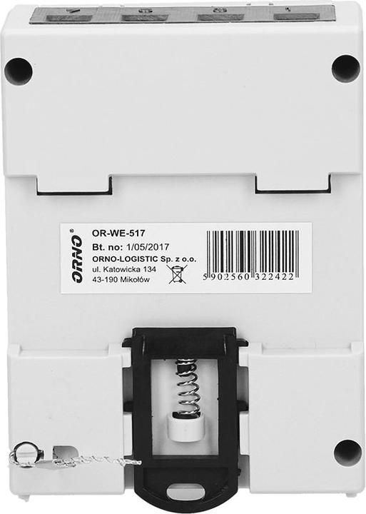 Actual product image MGA ORNO 3-FAZOWY LICZNIK ENERGII ELEKT.80A. WIELOT. RS485 MID
