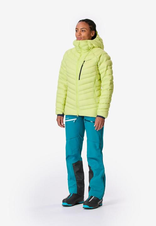 Actual product image Simond Women's mountaineering down jacket - Lemon yellow (S)