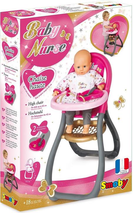 Produktbild Smoby Baby Nurse Puppenhochstuhl