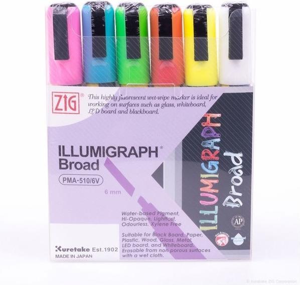 Produktbild Zig Illumigraph 6mm 6/Saet