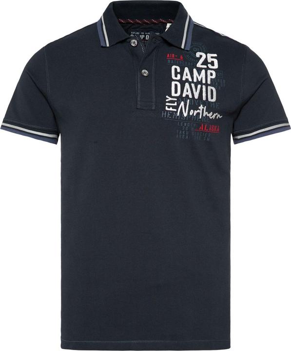 Camp David Poloshirt ALASKA ICE TOUR Polo-Kurzarmshirt (S)
