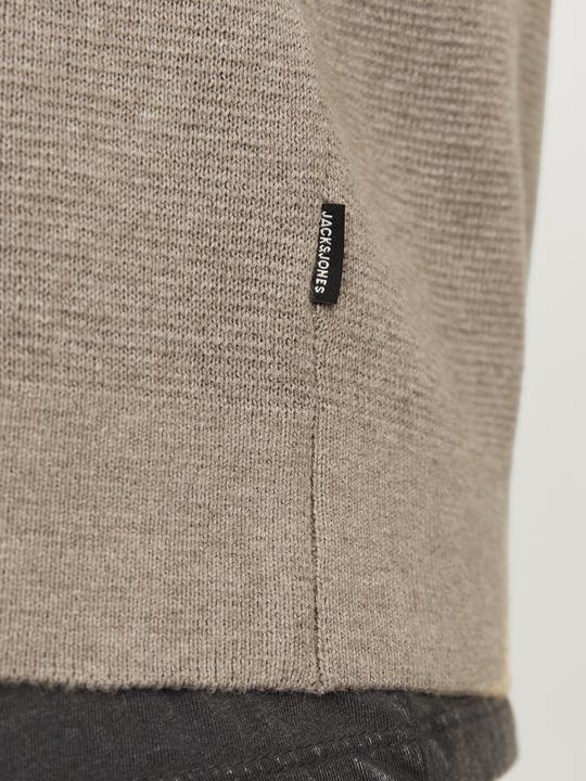 Actual product image Jack & Jones Jprblamilano Stitch Knit Half Zip Sn (XL)