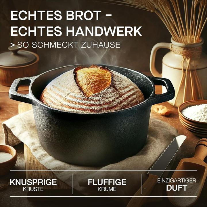 Produktbild Besok Gusseisen-Brotbacktopf mit Deckel (26cm)