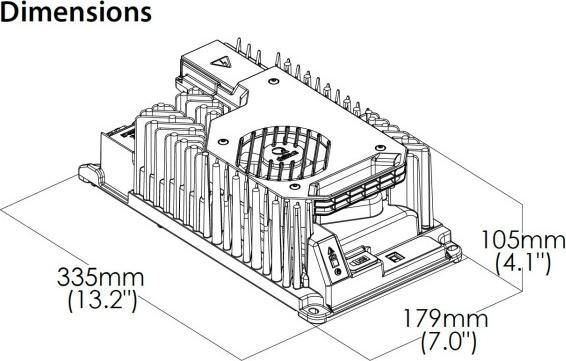 Actual product image Delta-Q Battery charger IC1200 Base 48V 25A (25 A)