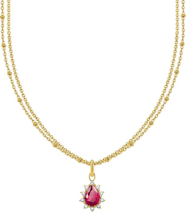 Thomas Sabo Kette mit Anhänger Vintage Romance (925er Silber, 40 - 45 cm)