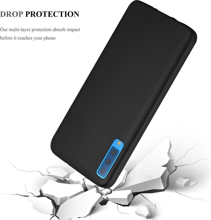 Actual product image Cadorabo TPU Matt Metallic Cover (Samsung Galaxy A7 (2018))