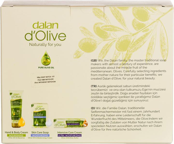 Immagine prodotto Natura Punto Set regalo all'olio d'oliva, crema idratante (75 ml), crema intensiva (20 ml) e sapone (150 g) (Set per la cura dei capelli)