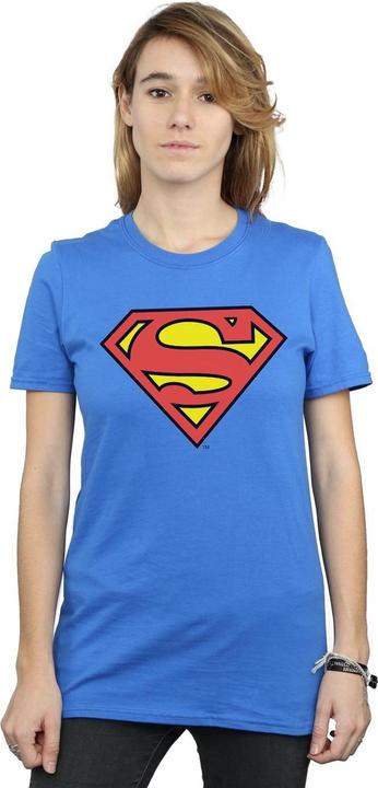 Immagine prodotto Superman Logo Boyfriend Fit Maglietta Ampia Donna (L)