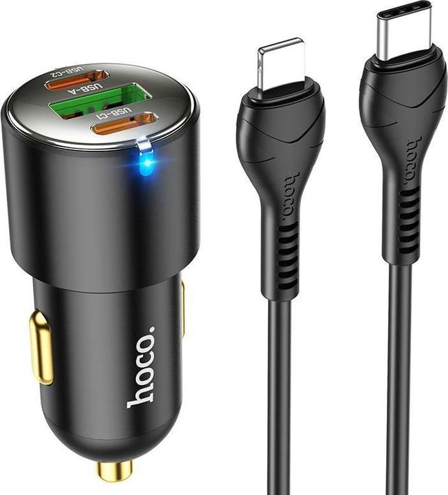 Actual product image Hoco Car charger incl. Lightning cable