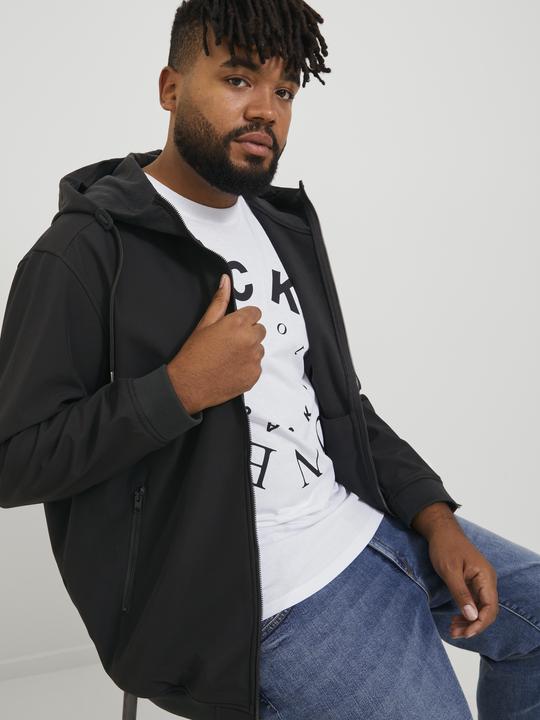 Actual product image Jack & Jones Softshell Plus Size Jacket (4XL)