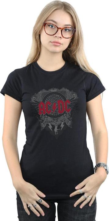 Immagine prodotto AC/DC Maglietta donna/donna in cotone nero ghiaccio (M)