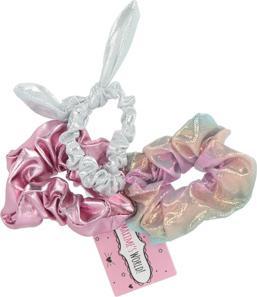 Haargummi-Set Rosa-Silber 3-teilig 3 (Haargummi)