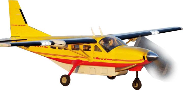 Vq Models cessna 208 grand caravan (gelb) / 1650mm arf