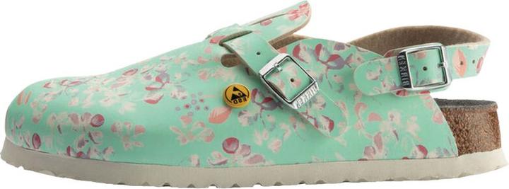 Actual product image Birkenstock Kay Flower Field Mint ESD sandals (38)