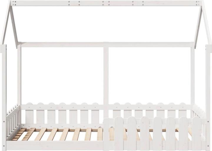 Produktbild VidaXL Kinderbett Hausbett Kiefer (70 x 140 cm)