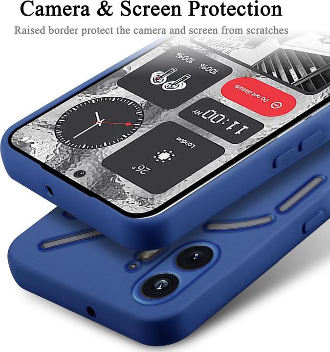 Image du produit Cadorabo Coque pour Nothing Phone 2 TPU Liquid Silicone Case (Nothing Phone (2))