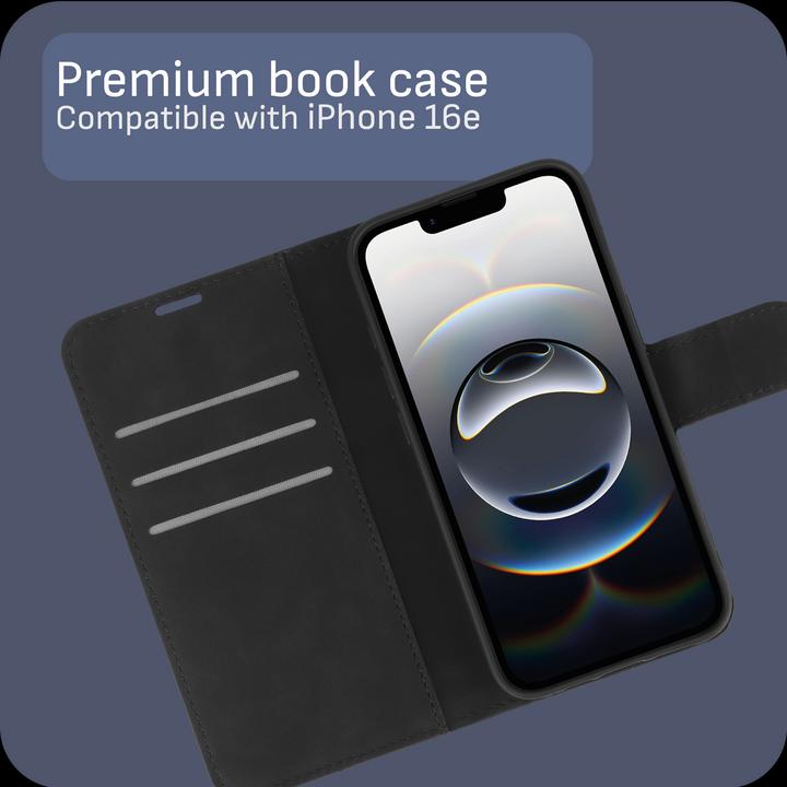 Actual product image Cazy Premium-Geldbörsen-Etui, Magnetisches Geldbörsen-Etui, Kartenfächer, Ständer (Apple iPhone 16e)