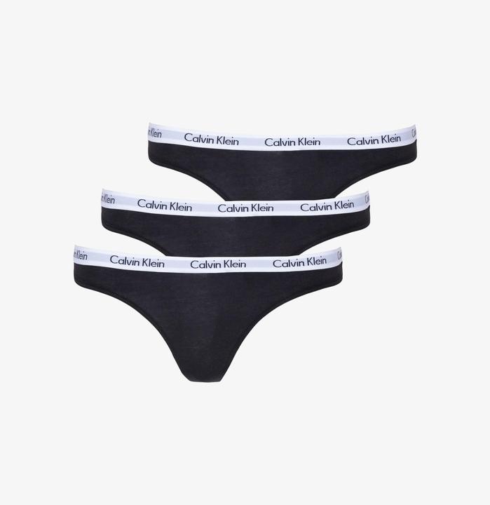 Produktbild Calvin Klein String schwarz (L, 3er Pack)