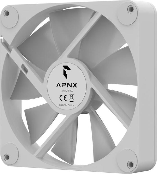 Actual product image APNX FP1-140 PWM fan, ARGB, - 140mm, white (140 mm)