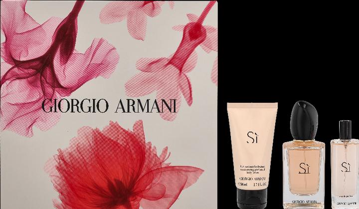 Immagine prodotto Giorgio Armani Set Sì Eau de Parfum 50ml + 15ml EDP + 50ml Body Lotion (Set profumo)