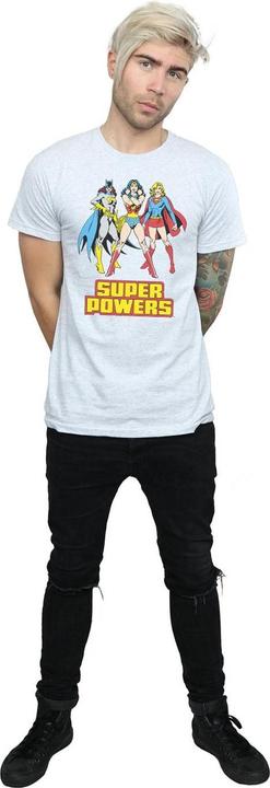 Actual product image DC Super Hero Girls Mens Super Power Wonder Woman Group Cotton T-Shirt (XL)