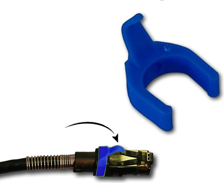 Actual product image PatchSee Cable Clip Color Dark Blue, Set=