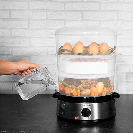 Produktbild Cecotec Elektrischer Dampfgarer Vapovita 3000 INOX