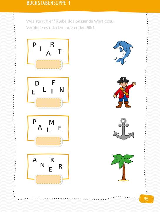 Actual product image Ravensburger My sticker puzzle block: Letters for children from 5 years - playful letters