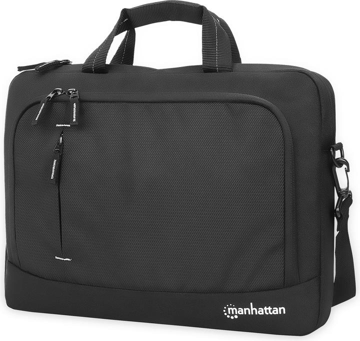 Actual product image Manhattan Helsinki Notebook Bag 35.8cm 14.1inch Shoulder Strap Reinforced Carrying Handle Trolley Strap w (14.10", Universal)
