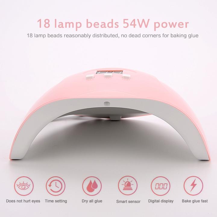 Produktbild PhoneLook Tragbare LED-Lampe zum Trocknen von semi-permanentem Lack zu Hause