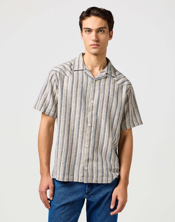 Wrangler Leinenhemd Ss W Resort Shirt (S)
