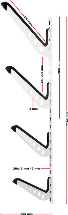 Produktbild Wiltec Universal 4-fach Halterung