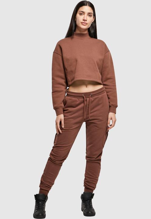 Actual product image Urban Classics Ladies Cropped Oversized Sweat High Neck Crew - 14225 (3XL)
