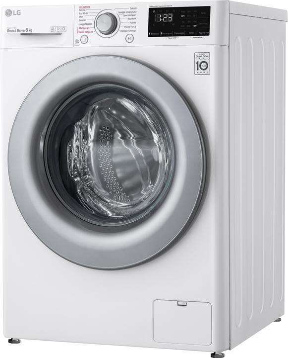 Actual product image LG F2WV3S7S4E Slim AI DDTM SteamTM 7kg Washing Machine Energy Class D (7 kg, Left)