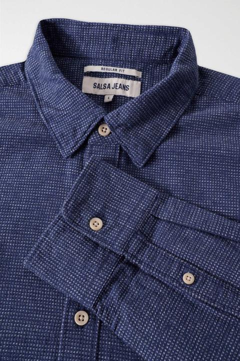 Immagine prodotto Salsa Jeans Camicie Camicia Check Blu (M)