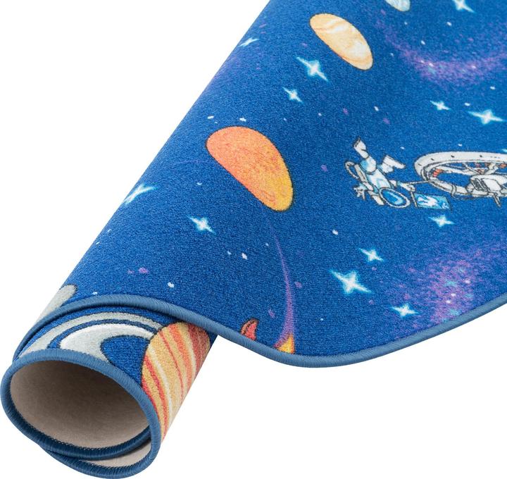 Actual product image Snapstyle Kinder Spiel Teppich Weltall Rund (200 x 200 cm)