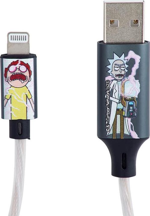 Actual product image INNE Rick & Morty cable Light-Up MFI Shock! (1.20 m, USB 3.2 Gen 1, 10 W)