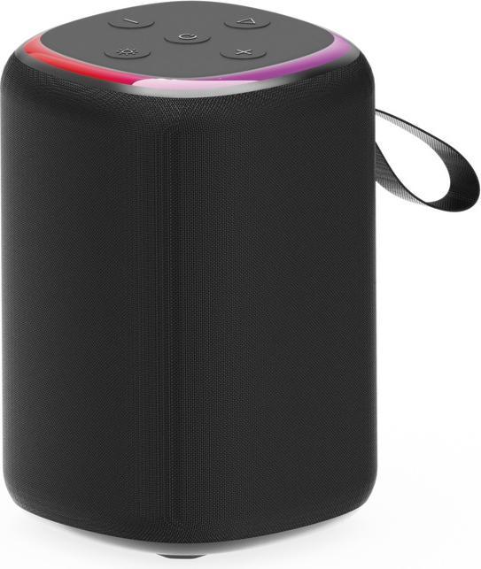 Actual product image Gembird SPEAKER BLUETOOTH/BLACK SPK-BT-LED-08S (4 h)