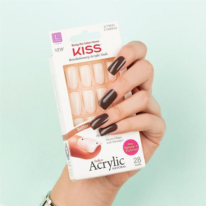 Immagine prodotto KISS Salon Acrylic naturale (Unghie artificiali, Trasparente)