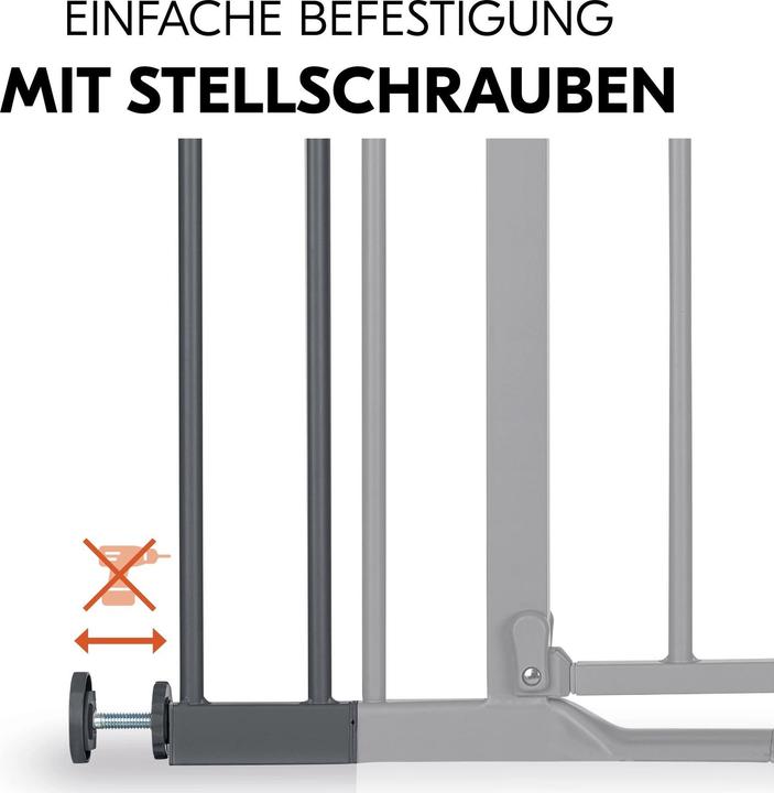 Image du produit Hauck Safety Gate Extension 9 cm Dark Grey (9 cm)
