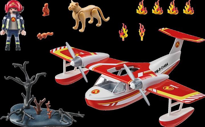 Actual product image Playmobil Fire-fighting aircraft with extinguishing function (71463)